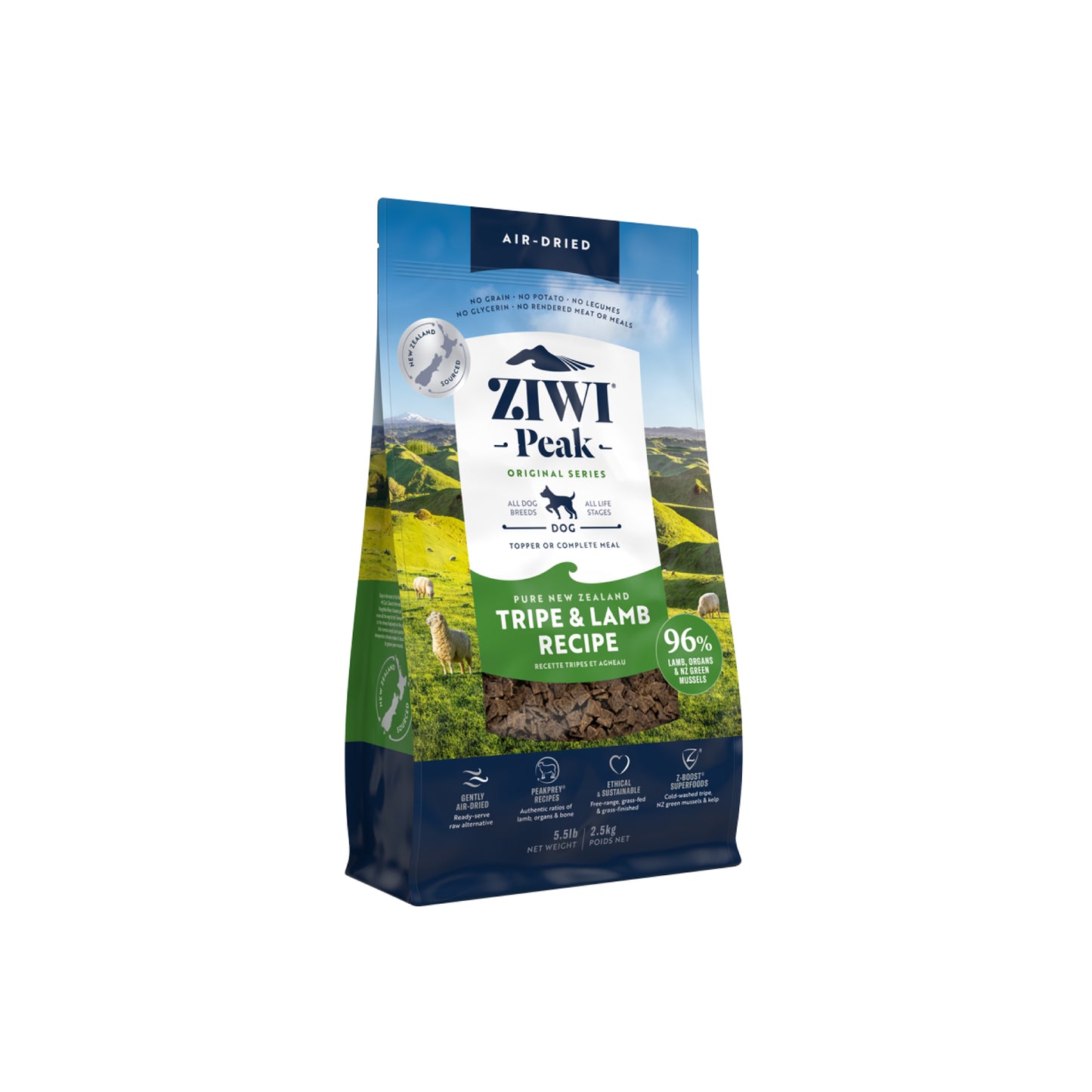 Ziwi Peak Originals Air Dried Dog Food 2.5kg