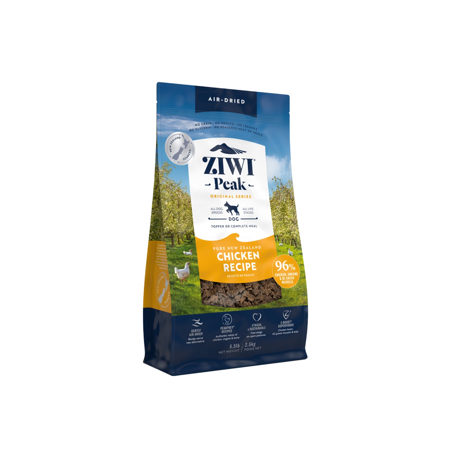 Ziwi Peak Originals Air Dried Dog Food 2.5kg