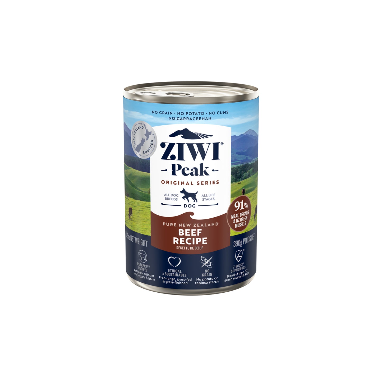 Ziwi Peak Originals Wet Dog Food 390g