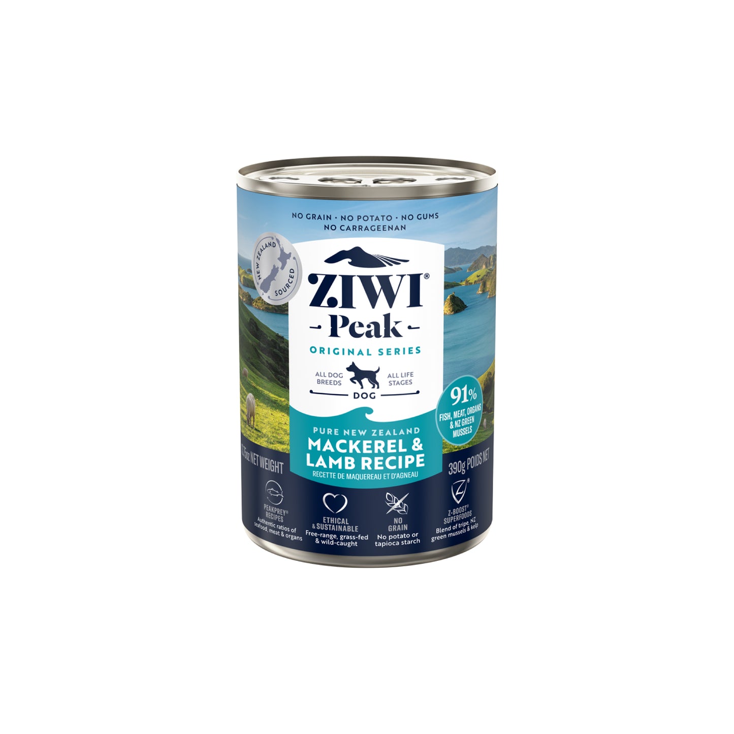 Ziwi Peak Originals Wet Dog Food 390g