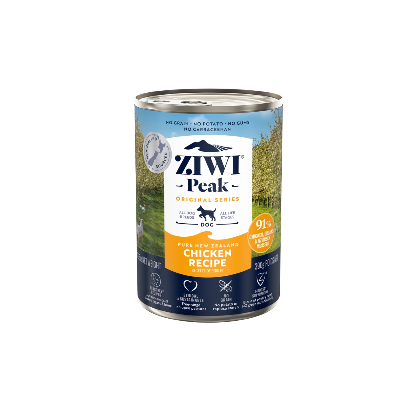 Ziwi Peak Originals Wet Dog Food 390g