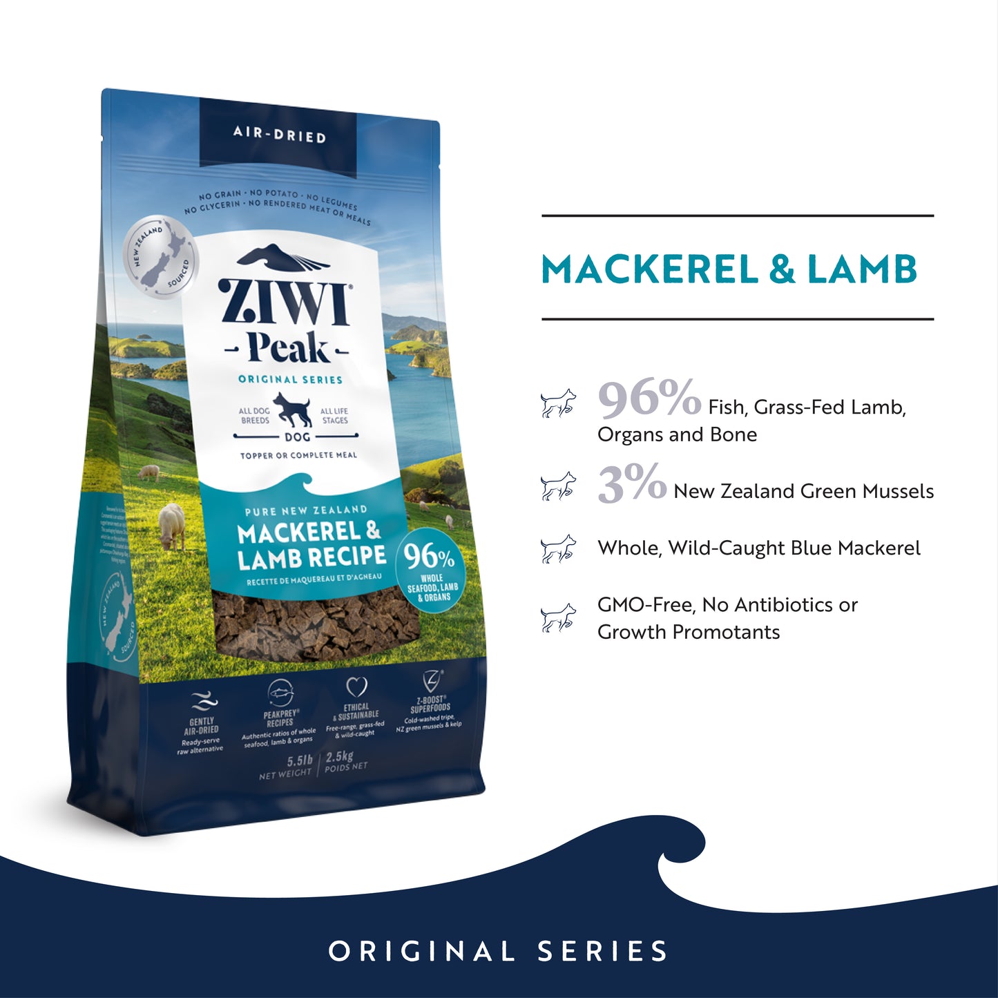 Ziwi Peak Originals Air Dried Dog Food 4kg