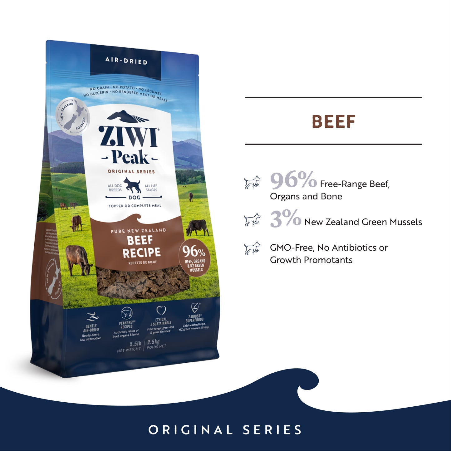 Ziwi Peak Originals Air Dried Dog Food 4kg
