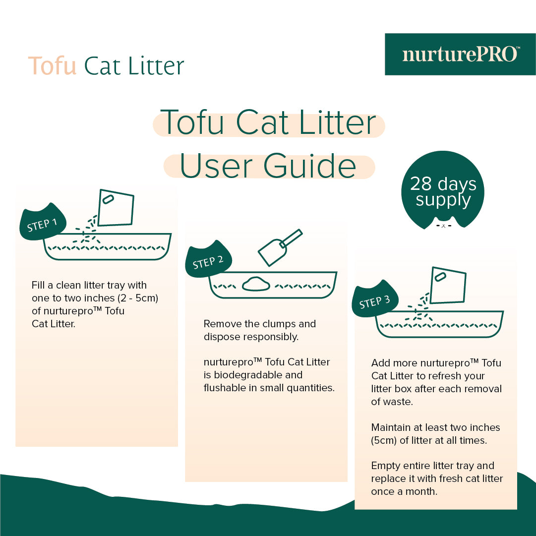 Nurture Pro Pawsoft Tofu Cat Litter 7L