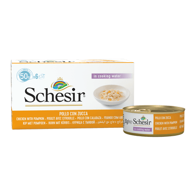 Schesir Cat Multipack Wet Cat Food  (6 X 50 G)