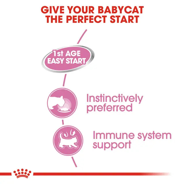 Royal Canin Mother & Babycat Ultra Soft Mousse Cat Wet Food 195g x 12