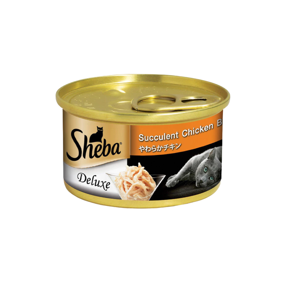 Sheba Deluxe Can Cat Wet Food 85g x 24pcs