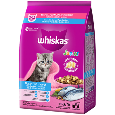 Whiskas Cat Dry Food 1.1kg & 1.2kg