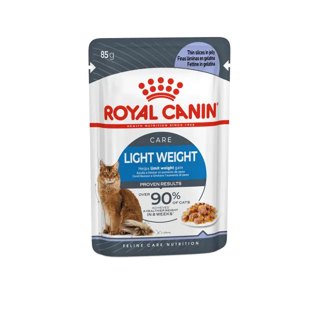 Royal Canin Feline Nutrition Light Weight Adult Pouch Cat Food 85g x12