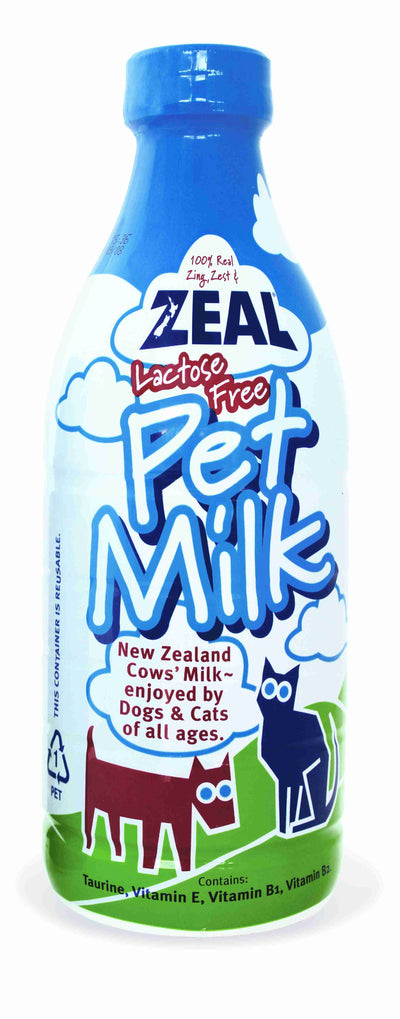 Zeal Lactose Free Pet Milk For Dogs & Cats 1L