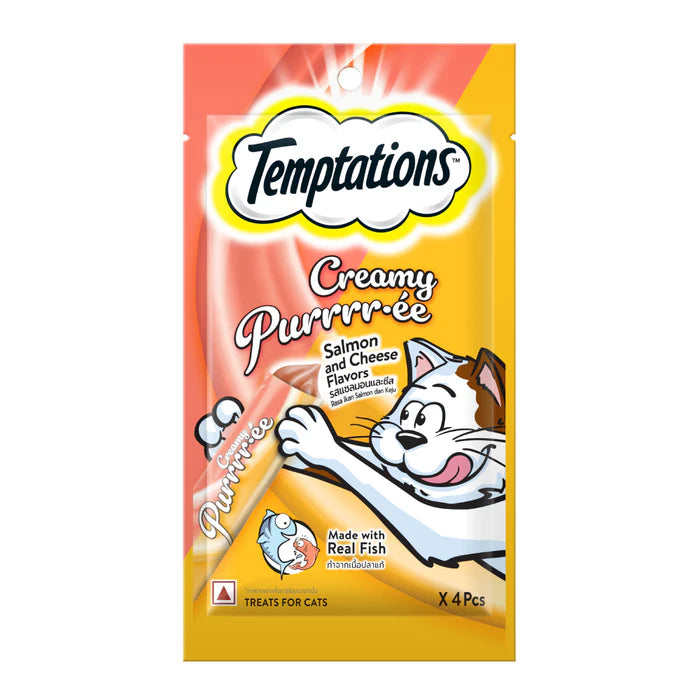 Temptations Creamy Puree Cat Treats 12g x 4pcs