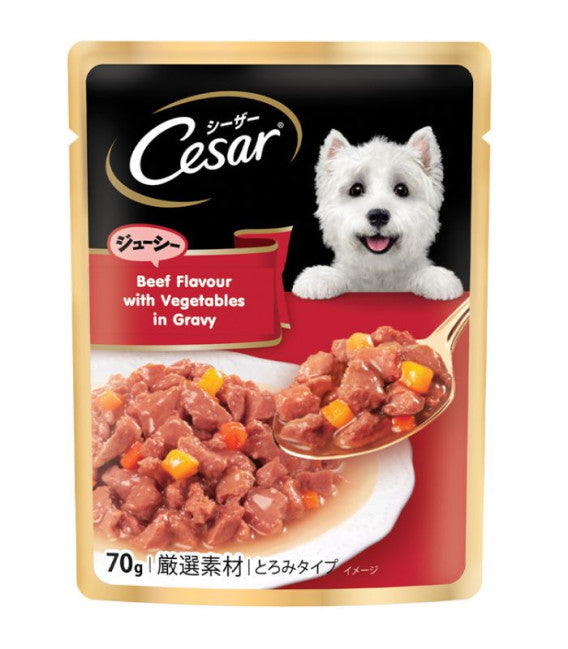 Cesar Pouch Dog Wet Food 70g