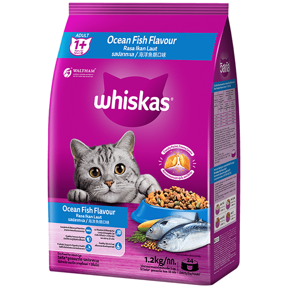 Whiskas Cat Dry Food 1.1kg & 1.2kg