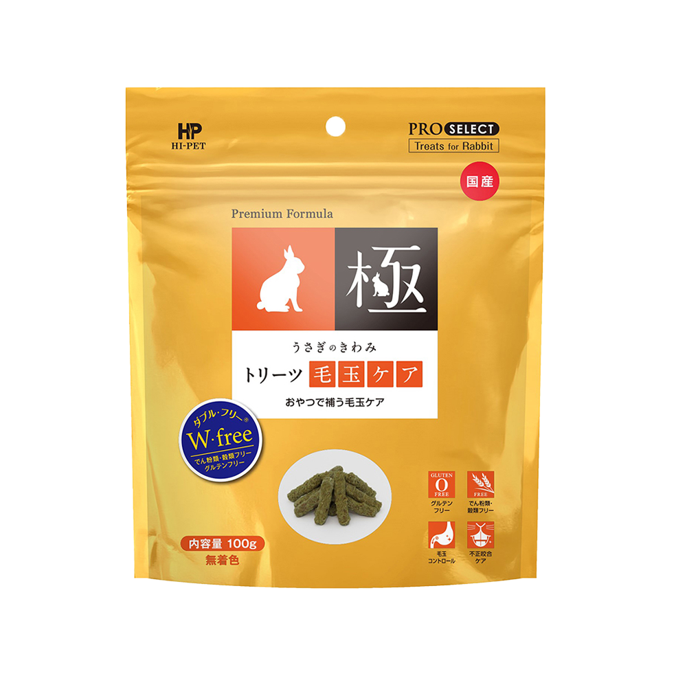 Hi-Pet Rabbit KIWAMI Treats Hairball Care [Wt: 100g]