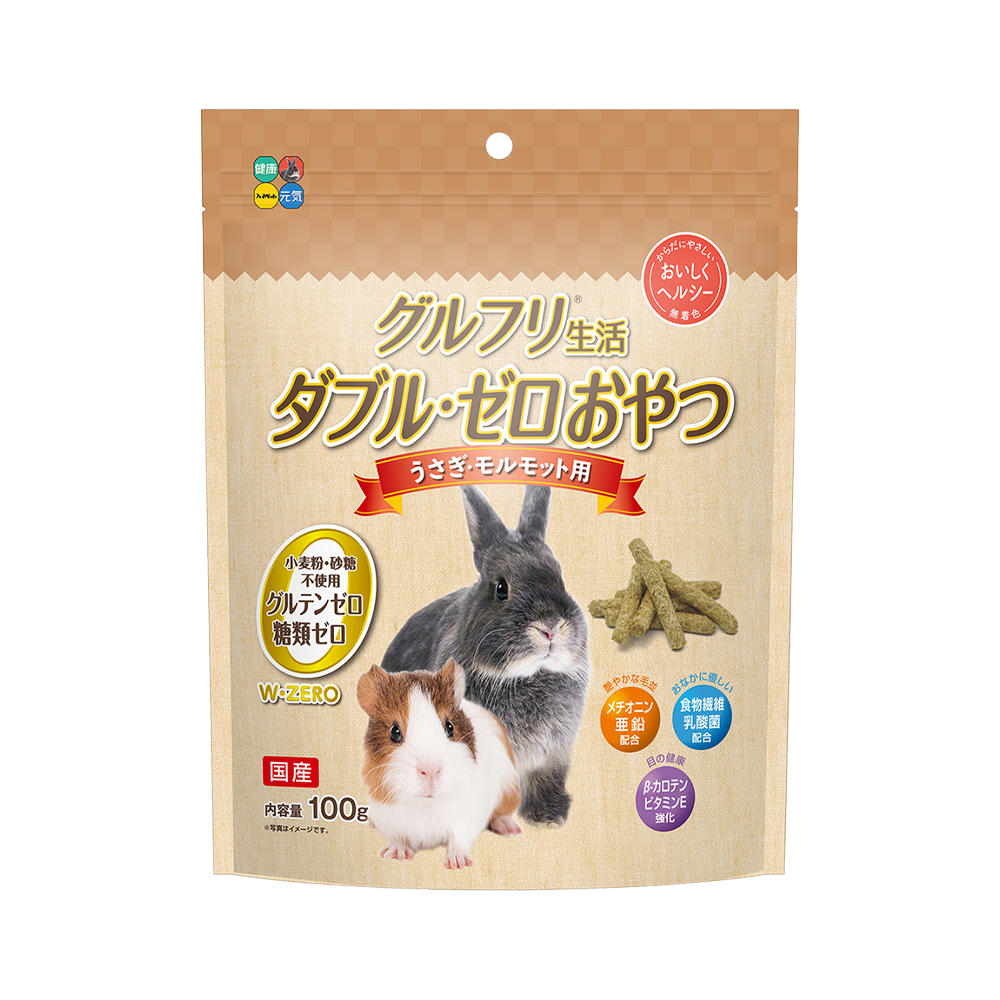 Hi-Pet Glu Free Life Double Zero Snack For Rabbit/Guínea Pig [Wt: 100g]