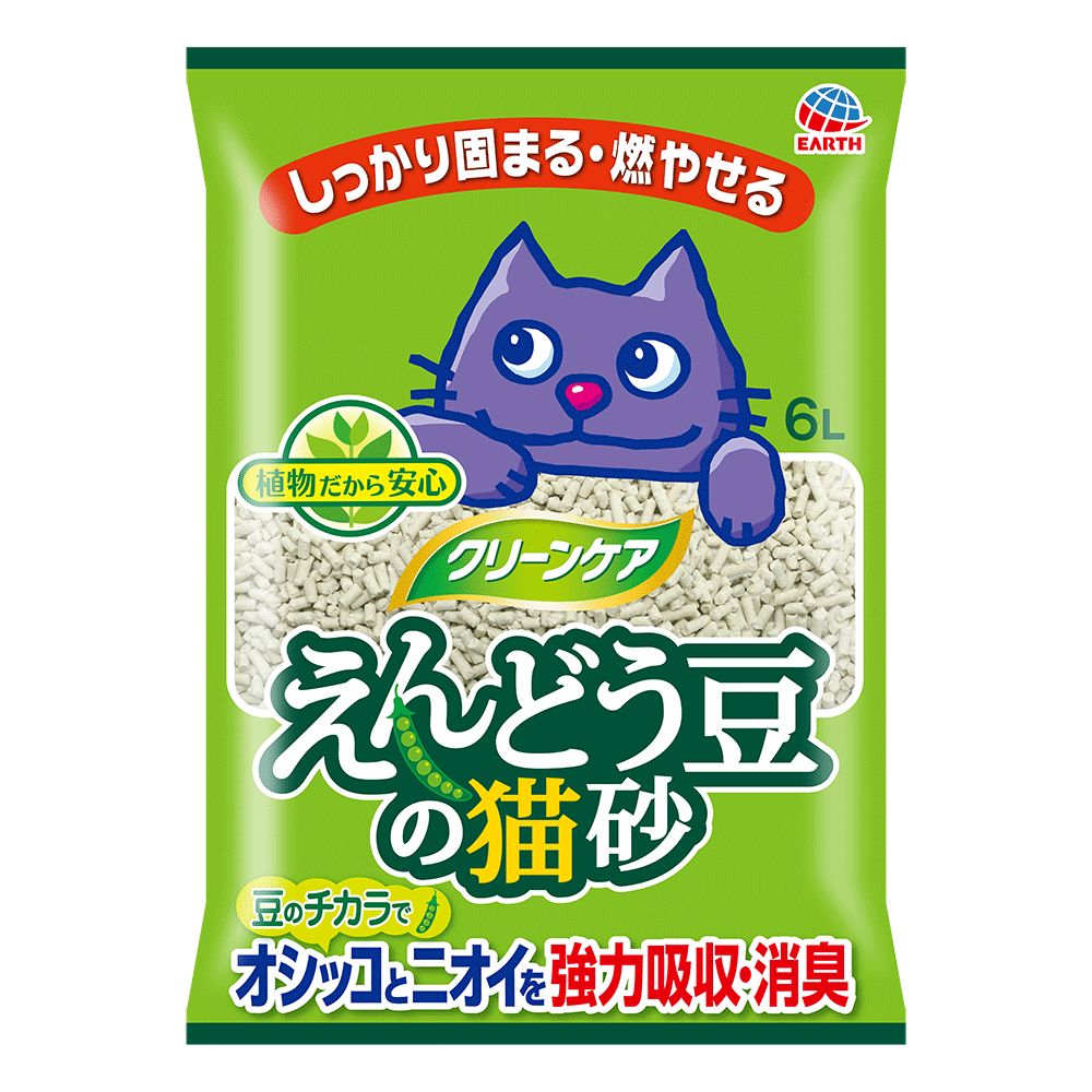 Earth Pet Green Pea Clumping Cat Litter 6L