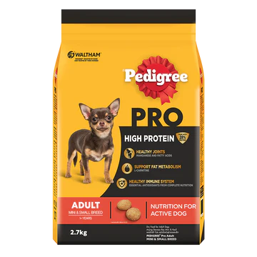 Pedigree High Protein Dog Dry Food 1.3kg - 3kg
