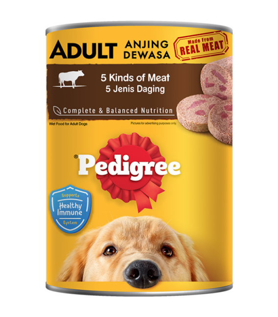 Pedigree Can Dog Wet Food 400g & 700g