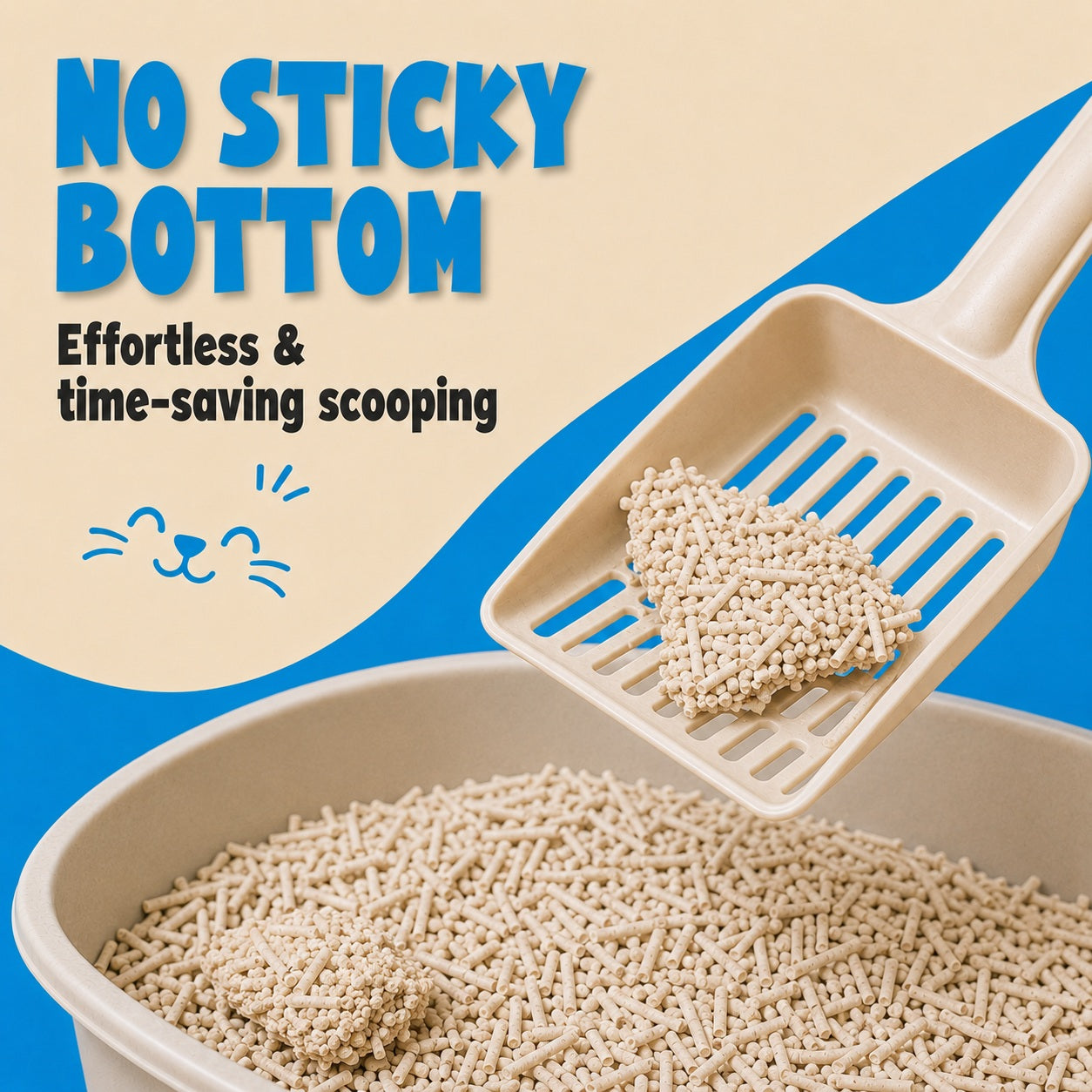 Tokupets 6L Tofu Cat Litter | Biodegradable | Odor Control | Clumping, No Dust | Milk Candy Scent