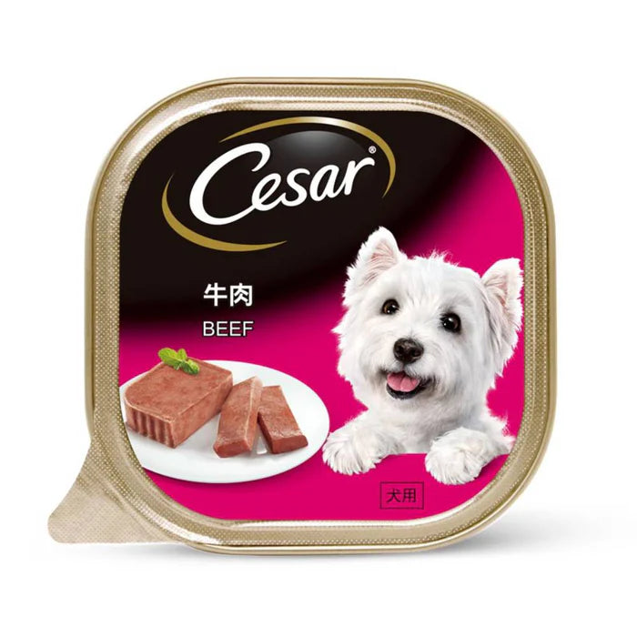 💥 Cesar Dog Food Wet 100g | Mix & Match 11 Flavours | Bundle of 24 🐶 Save More, Feed Better!