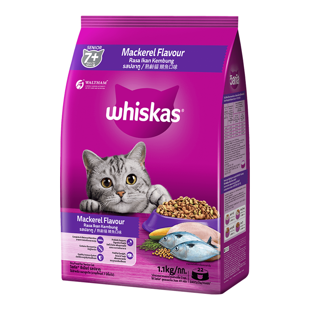 Whiskas Cat Dry Food 1.1kg & 1.2kg