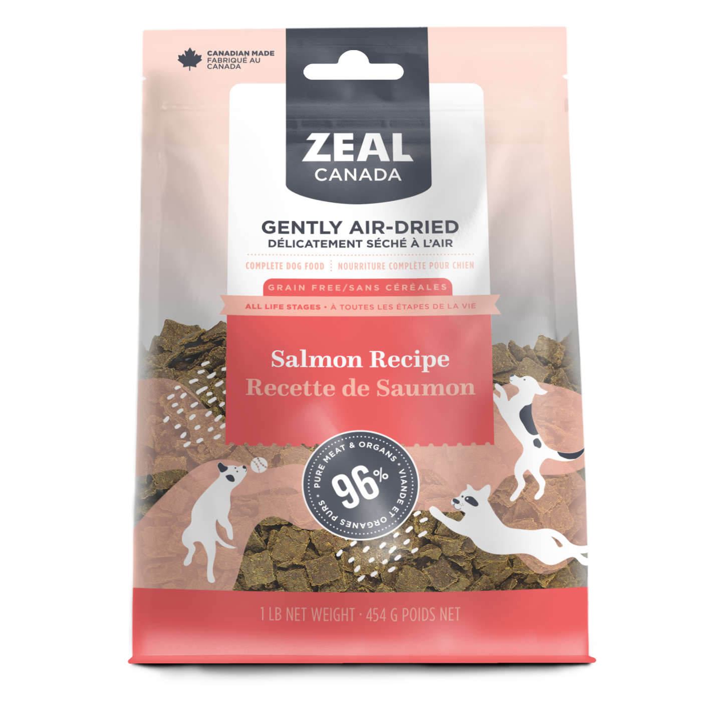 Zeal Canada Gently Air-Dried Recipe Dry Dog Food [Wt : 1lb/454 g]