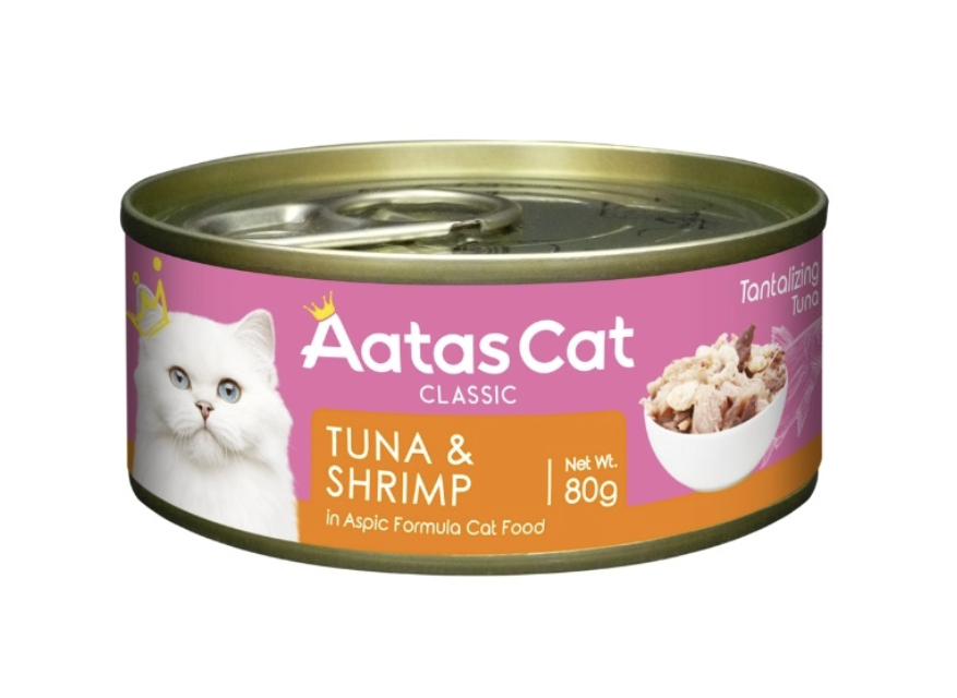 Aatas Cat Wet Food 80g x24 | Creamy Chicken & Tantalizing Tuna | Same Day Delivery | Free Gifts