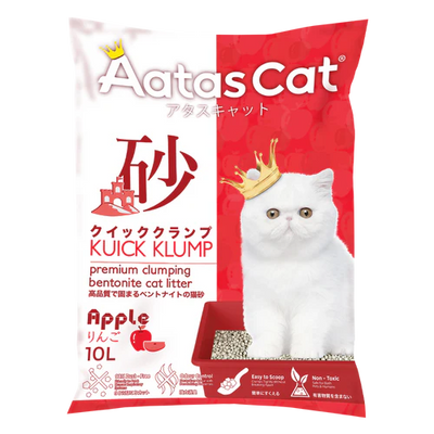 Aatas Cat Kuick Klump Clumping Bentonite Litter 10L