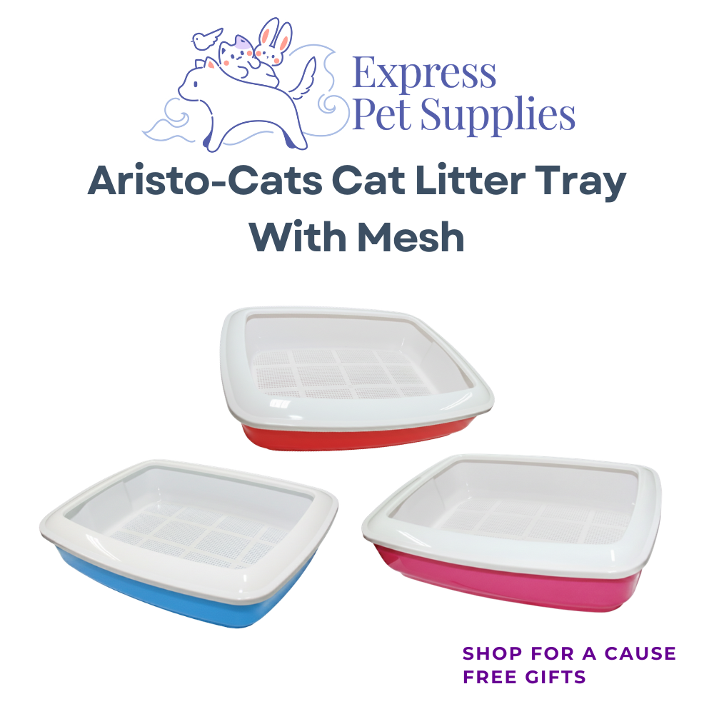 Aristo-Cats Cat Litter Tray With Mesh
