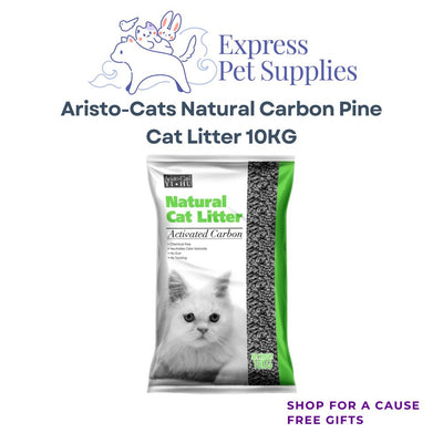 Aristo-Cats Natural Activated Carbon Pine Cat Litter 10KG