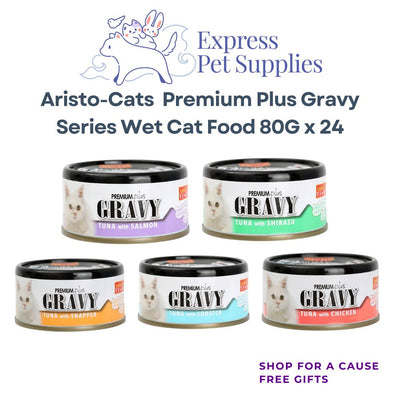 Aristo-Cats  Premium Plus Gravy Series Wet Cat Food 80G x 24