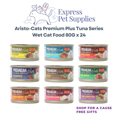 Aristo-Cats Premium Plus Tuna Series Wet Cat Food 80G x 24
