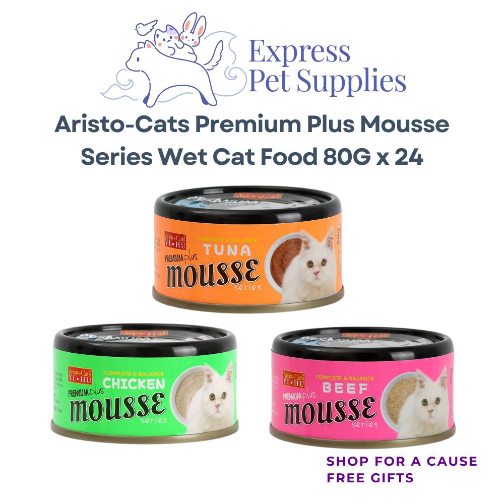 Aristo-Cats Premium Plus Mousse Series Wet Cat Food 80G x 24