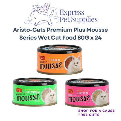 Aristo-Cats Premium Plus Mousse Series Wet Cat Food 80G x 24