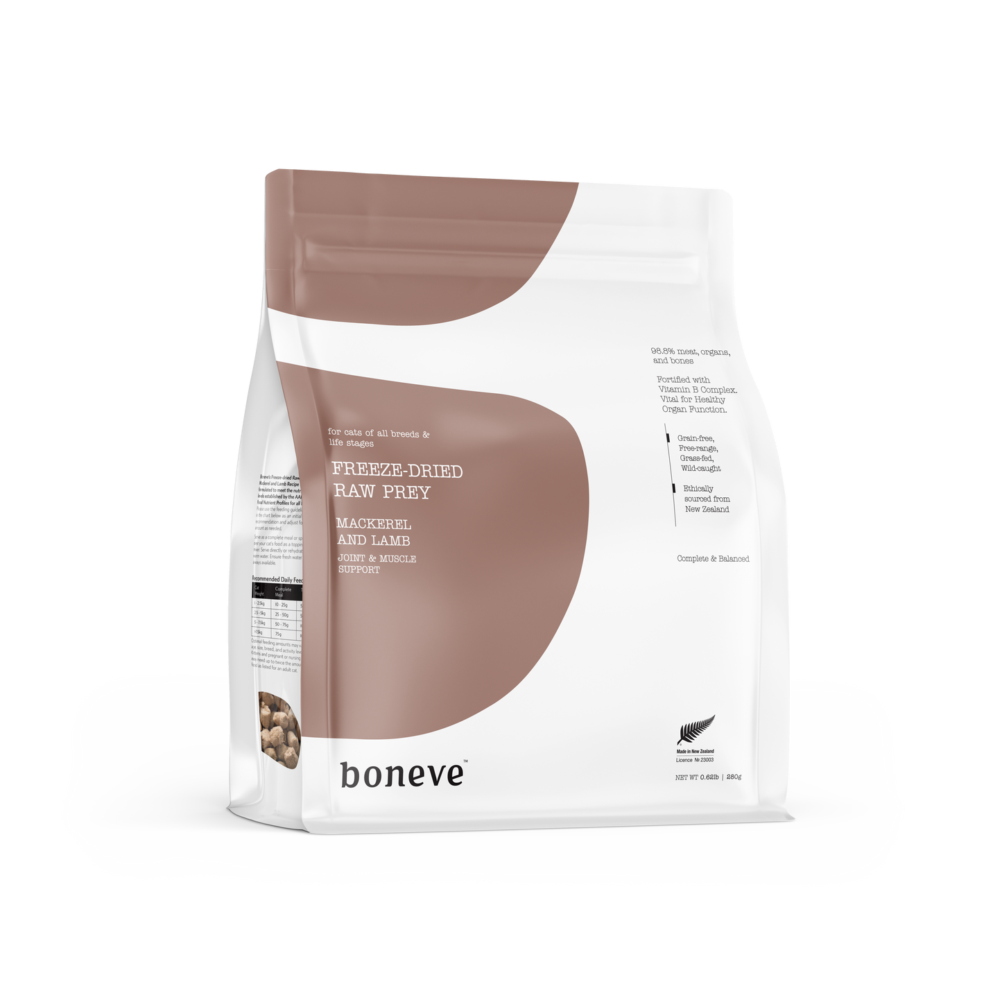 Boneve Freeze Dried Cat Food (Mackerel & Lamb)