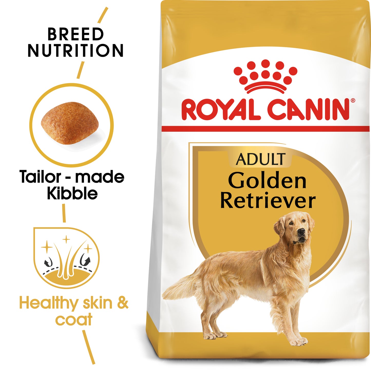 Royal Canin Golden Retriever Adult Dry Dog Food 3kg & 12kg