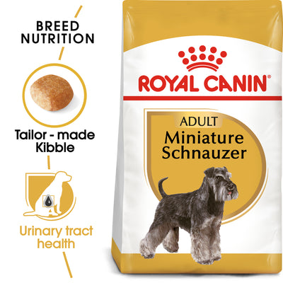 Royal Canin Miniature Schnauzer Adult Dry Dog Food 3kg