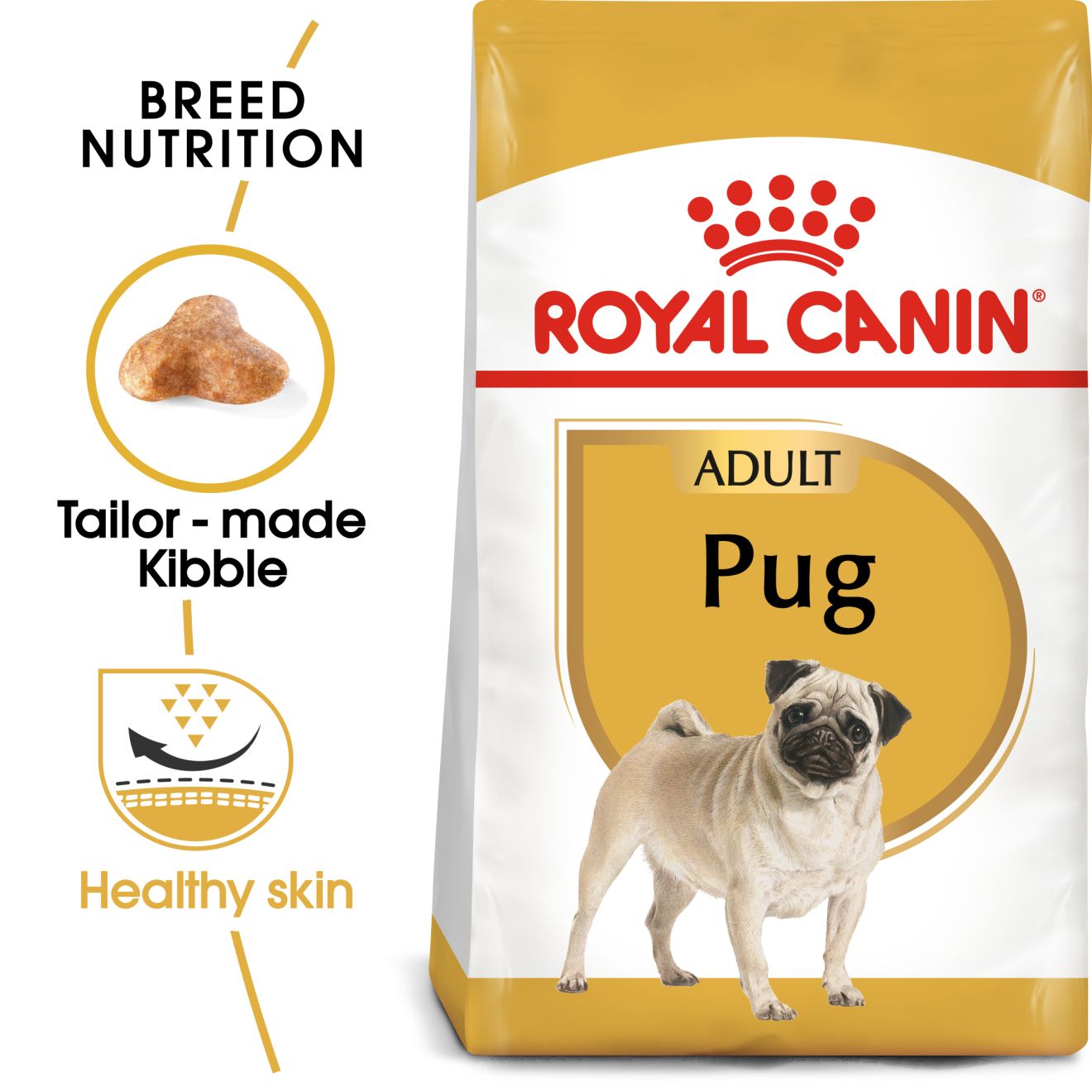 Royal Canin Pug Adult Dry Dog Food 1.5kg