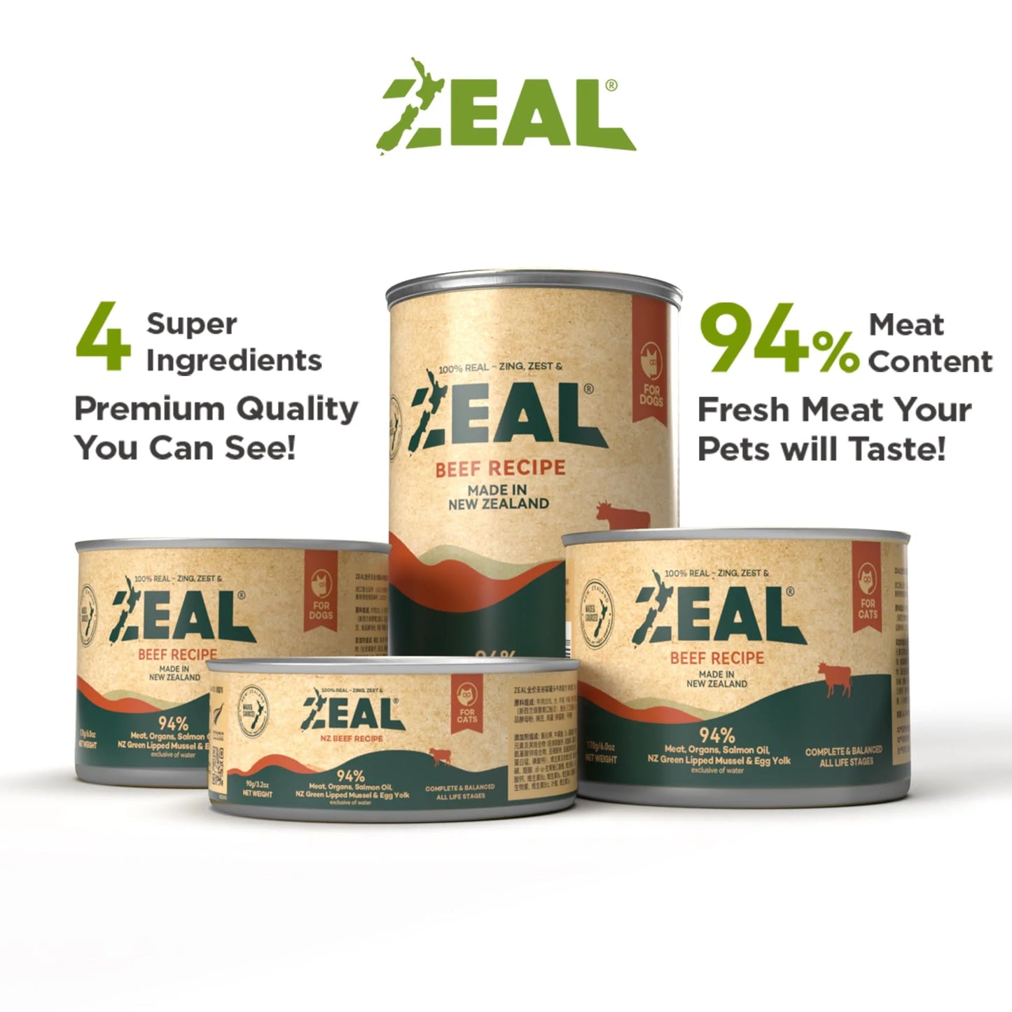 Zeal Cat Canned Food 90g