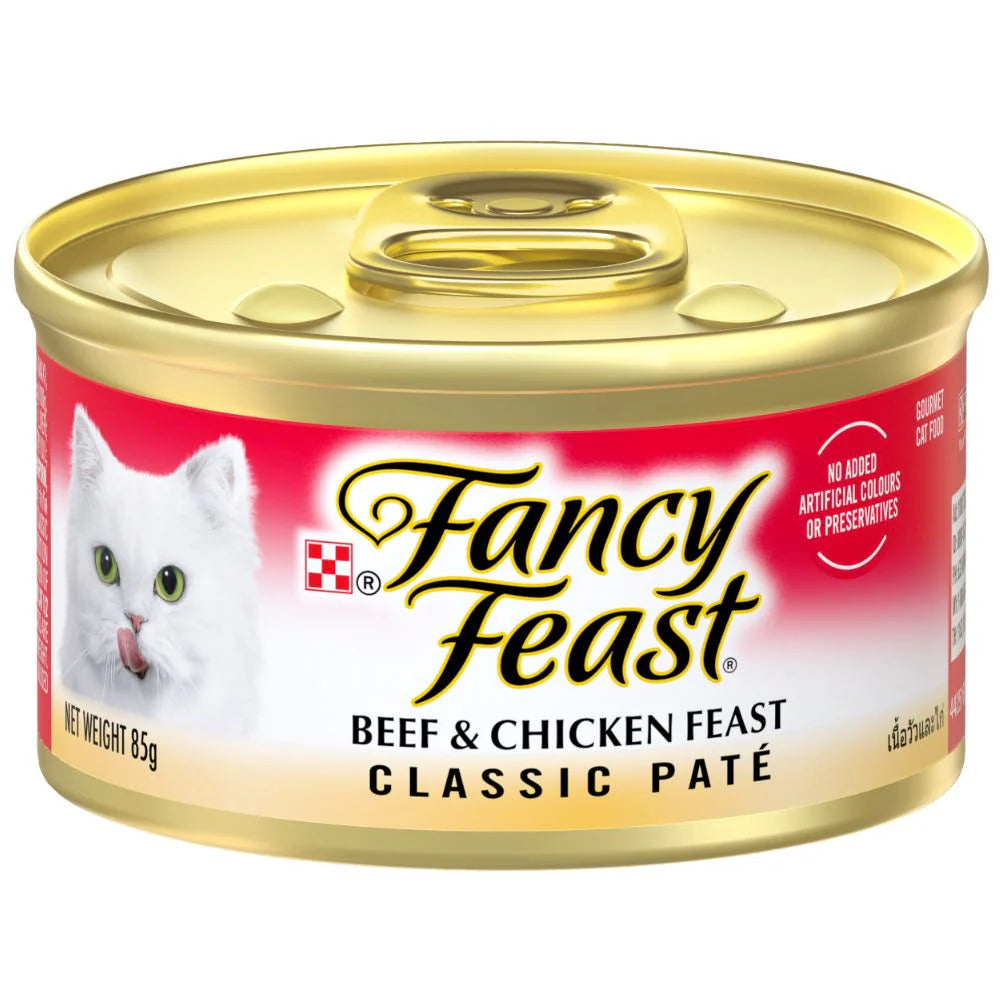 Fancy Feast Classic Pate Canned Cat Wet Food 85g x 24pcs