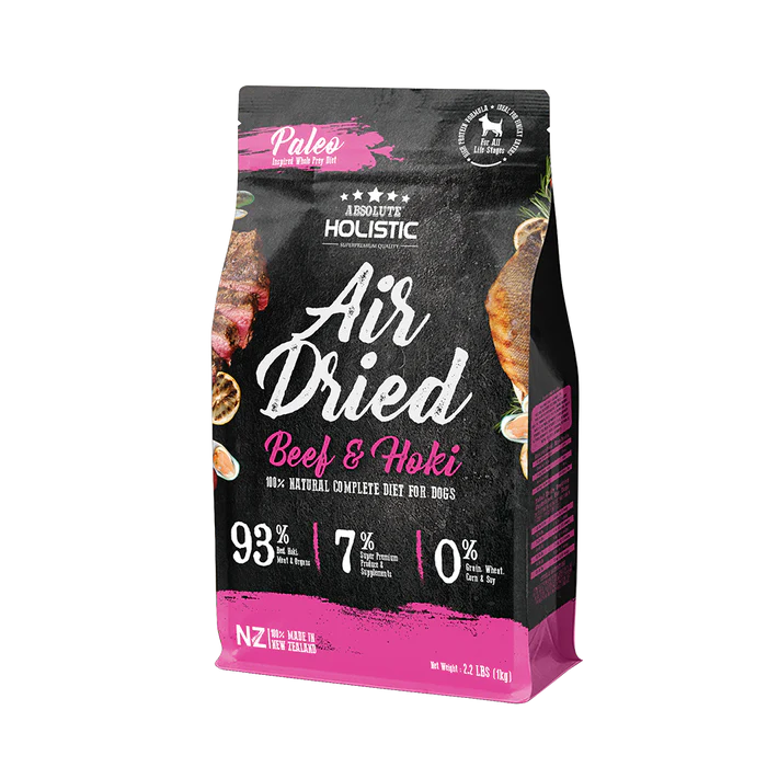 Absolute Holistic Air-Dried Dog Food 1kg