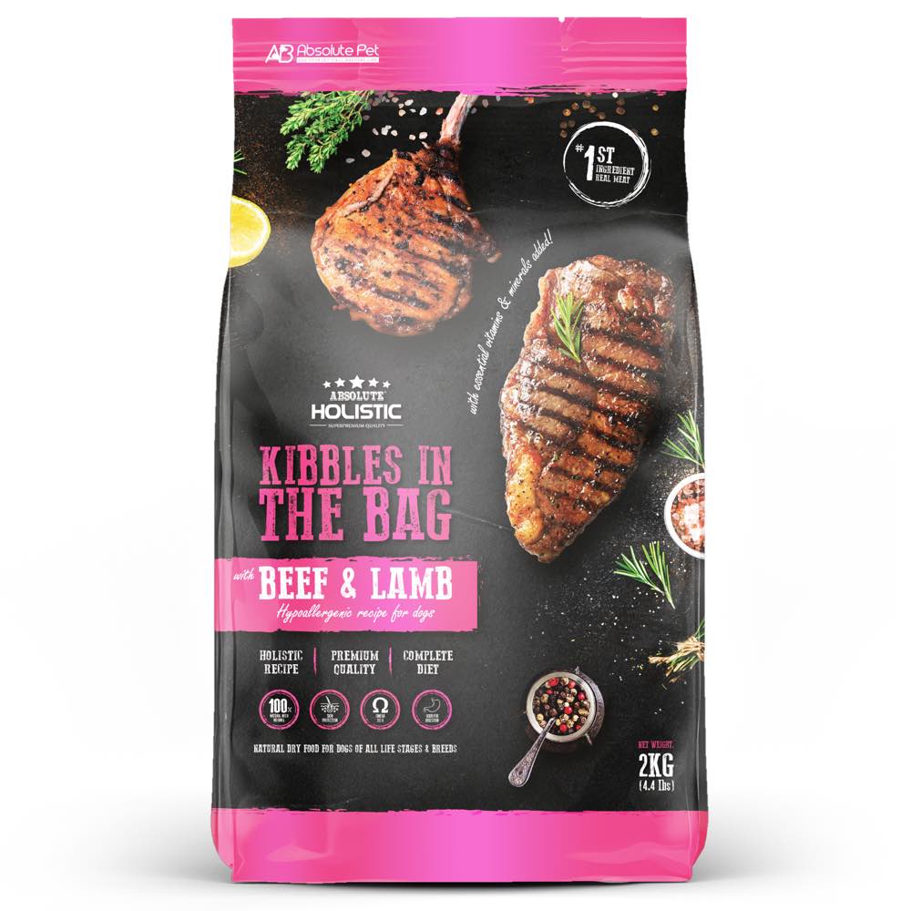 Absolute Holistic Kibbles In The Bag Dog Dry Food 2kg