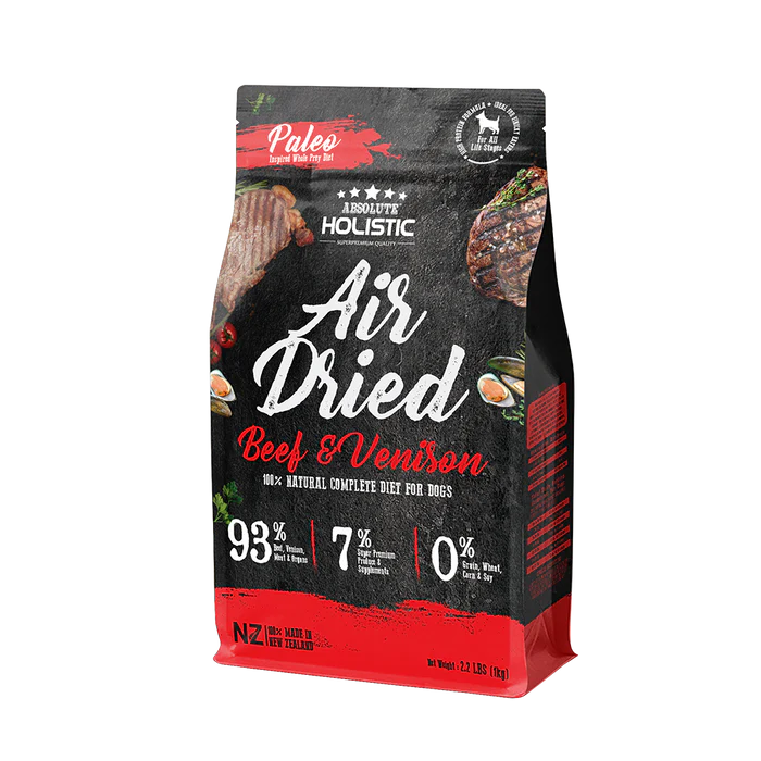 Absolute Holistic Air-Dried Dog Food 1kg