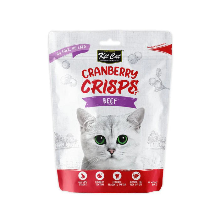 Kit Cat Cranberry Crisps Cat Treats 60g