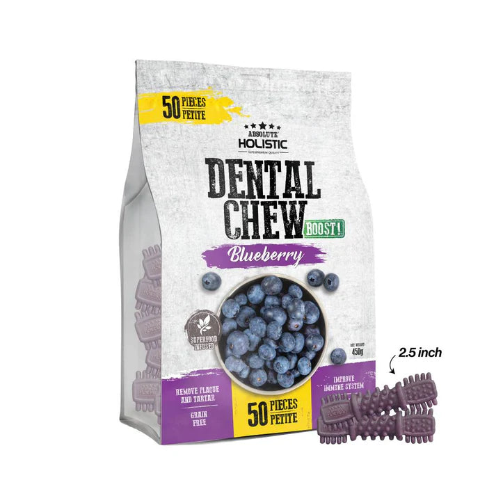 Absolute Holistic Dog Dental Chew Petite Dog Treats 450g