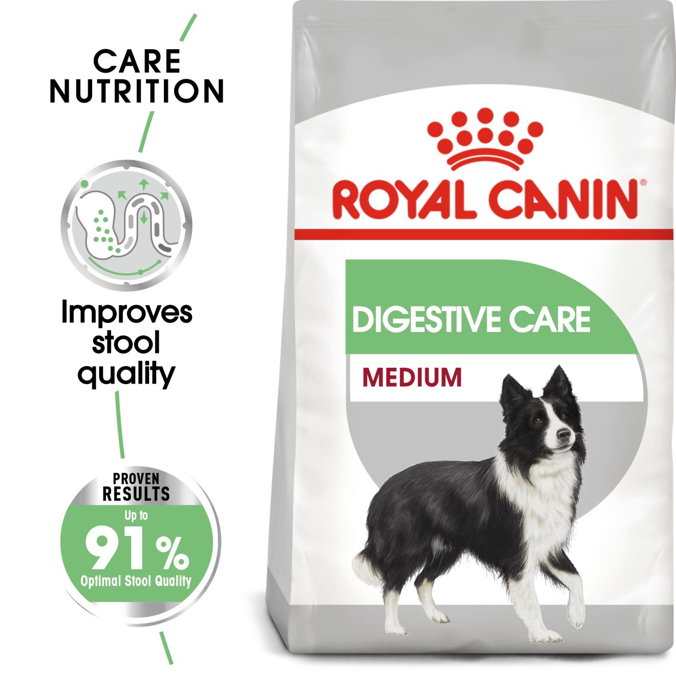 Royal Canin Medium Digestive Care Dry Dog Food 3kg