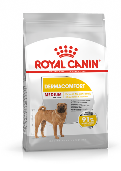 Royal Canin Medium Dermacomfort Dry Dog Food 3kg & 12kg
