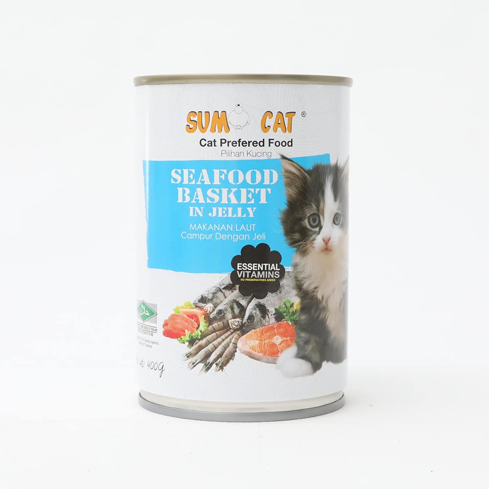 Sumo Cat Jelly Series Wet Cat Food 400G x 24 with Fish