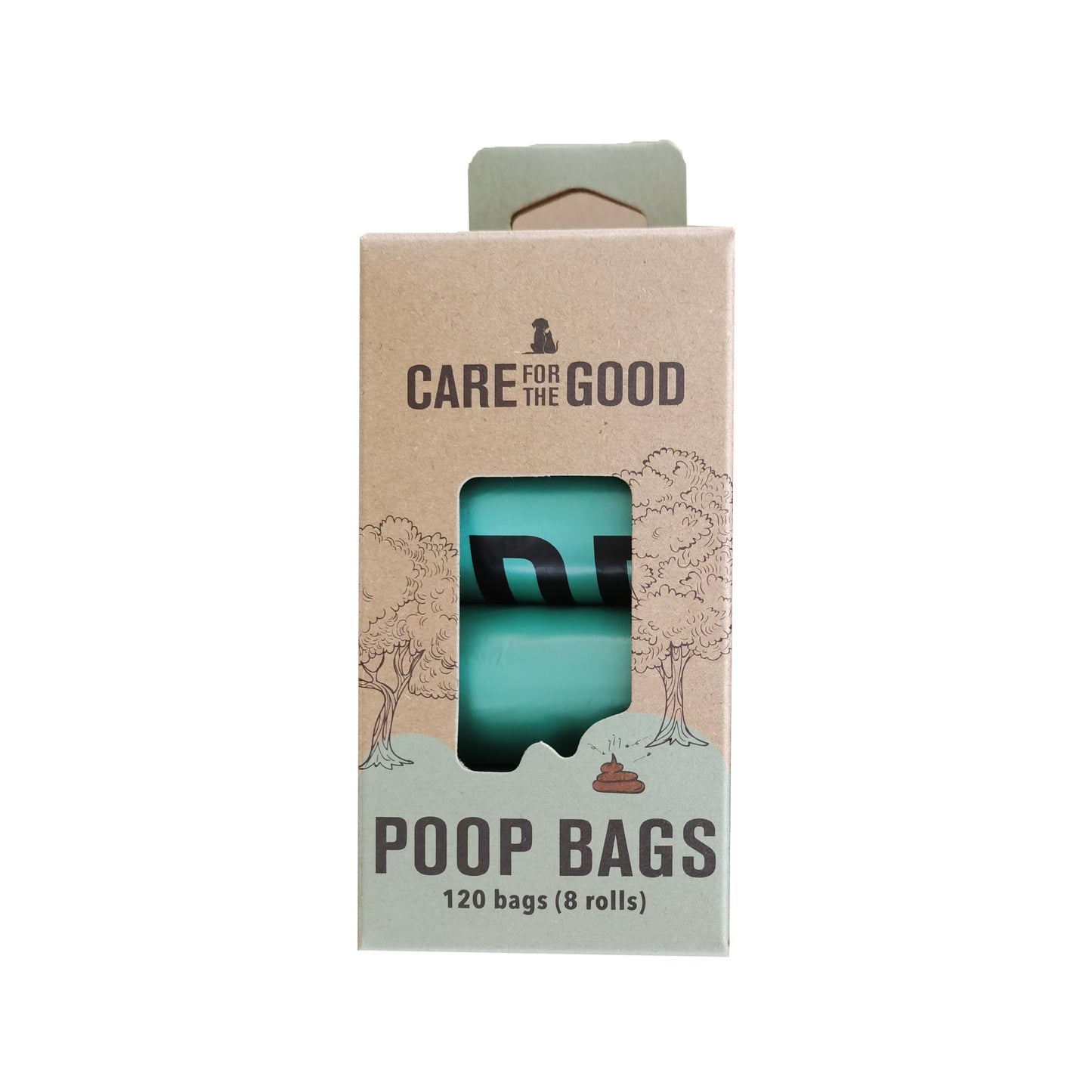 Care For The Good Poop Bags (120 bags - 8 rolls of 15 bags)