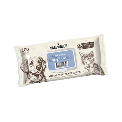 Care For The Good Antibacterial Pet Wipes